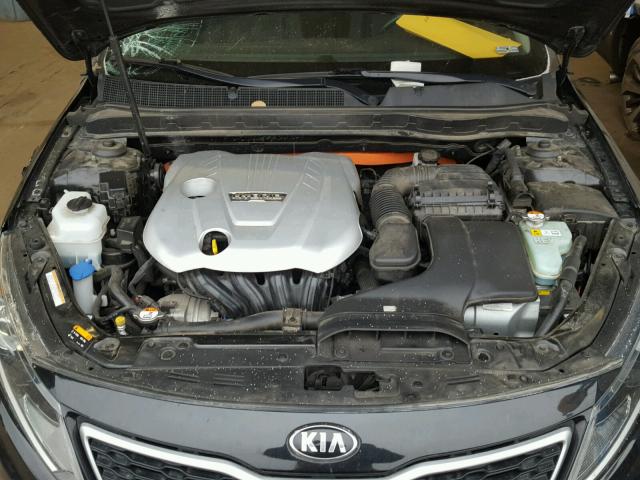 KNAGM4AD2D5042980 - 2013 KIA OPTIMA HYB BLACK photo 7