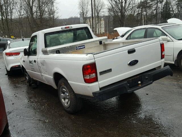 1FTYR10D08PA81232 - 2008 FORD RANGER WHITE photo 3