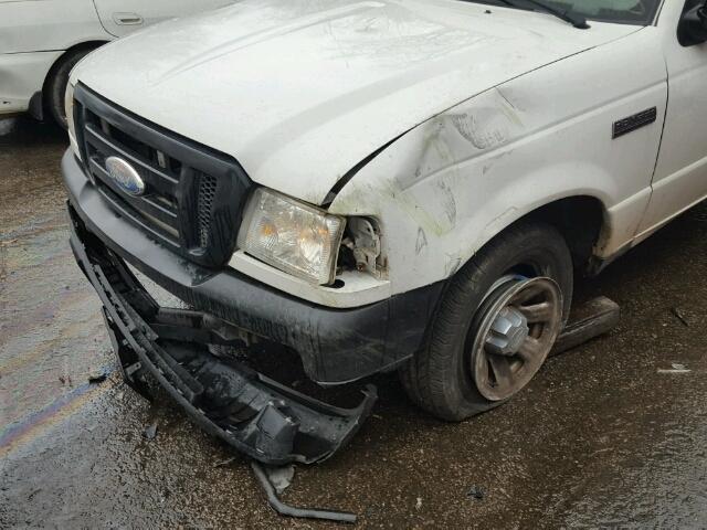 1FTYR10D08PA81232 - 2008 FORD RANGER WHITE photo 9