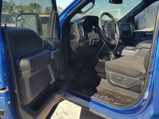 1FTEW1CP9GKE11995 - 2016 FORD F150 SUPER BLUE photo 9