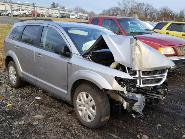 3C4PDCAB5HT691240 - 2017 DODGE JOURNEY SE SILVER photo 1