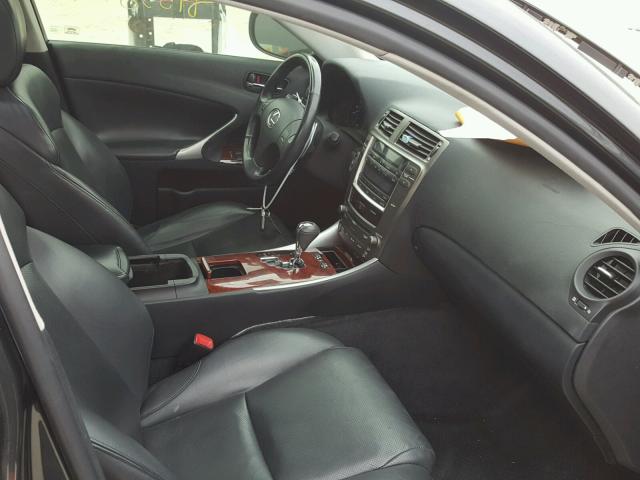 JTHBK262282061226 - 2008 LEXUS IS 250 GRAY photo 5