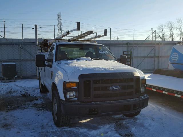 1FDWF30508EC94225 - 2008 FORD F350 SRW S WHITE photo 1