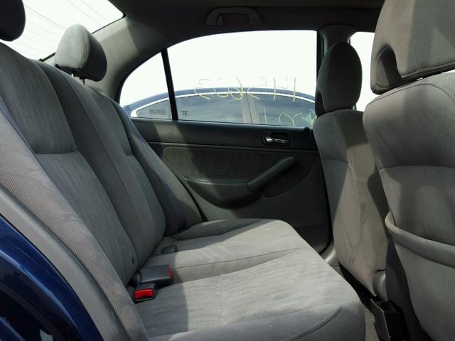 2HGES26734H537738 - 2004 HONDA CIVIC EX 蓝色 照片 6