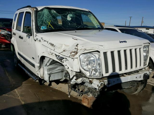 1C4PJLAK7CW188935 - 2012 JEEP LIBERTY SP WHITE photo 1