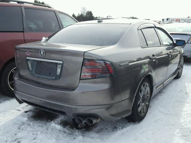 19UUA66298A000869 - 2008 ACURA TL GRAY photo 4