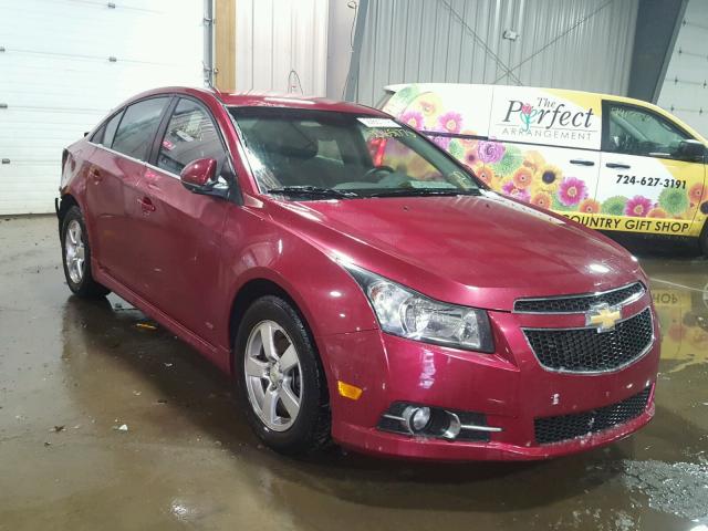 1G1PF5S97B7197645 - 2011 CHEVROLET CRUZE LT RED photo 1