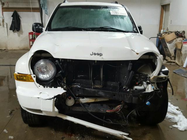 1J4GL58K55W564637 - 2005 JEEP LIBERTY LI WHITE photo 9