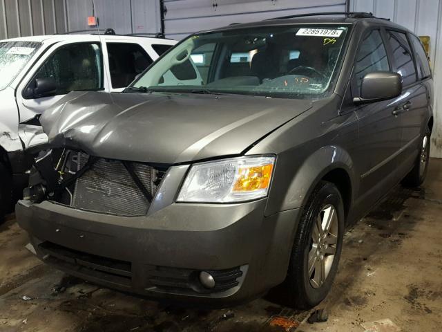 2D4RN6DX9AR446693 - 2010 DODGE GRAND CARA GRAY photo 2