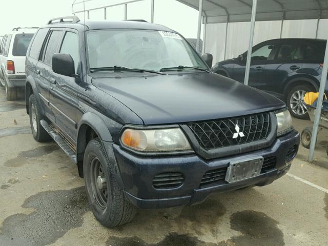 JA4LS21H13J039826 - 2003 MITSUBISHI MONTERO SP BLUE photo 1