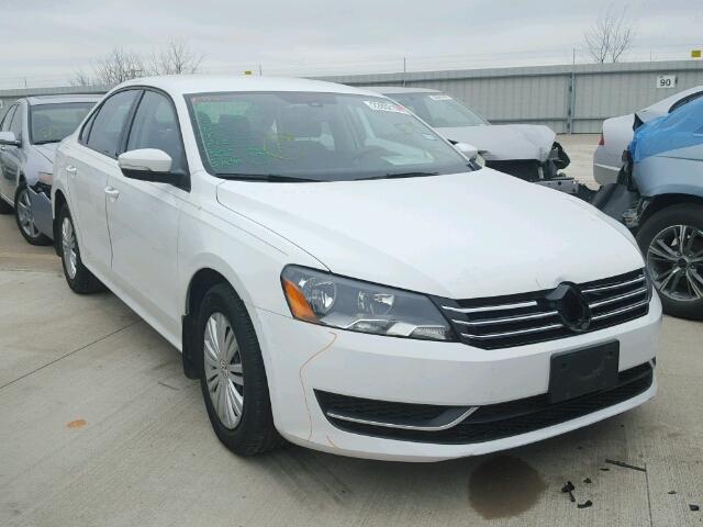 1VWAS7A37EC037386 - 2014 VOLKSWAGEN PASSAT S თეთრი ფოტო 1