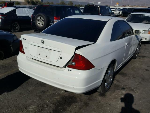 1HGEM22981L090517 - 2001 HONDA CIVIC SI WHITE photo 4