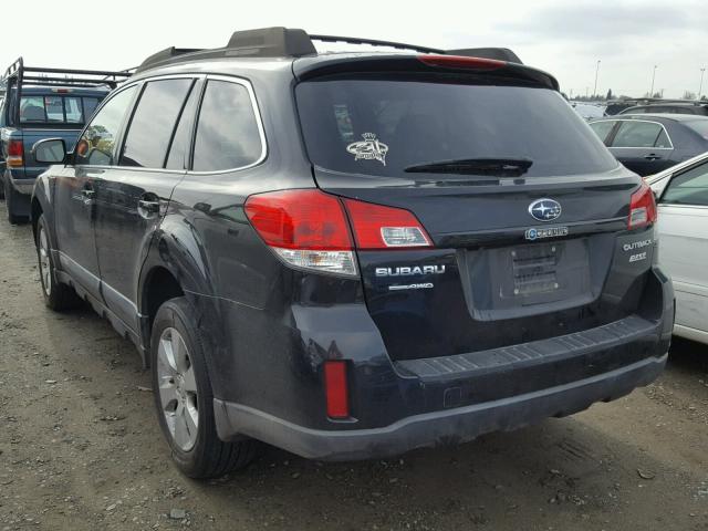 4S4BRBGC4B3353199 - 2011 SUBARU OUTBACK 2. BLACK photo 3