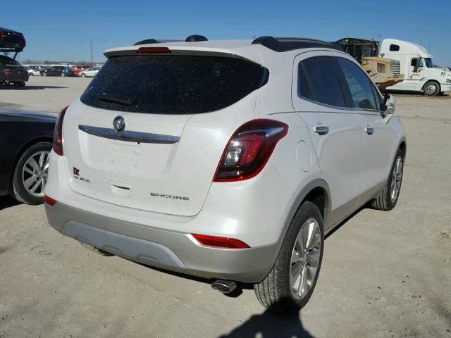 KL4CJASB9HB166543 - 2017 BUICK ENCORE PRE WHITE photo 4