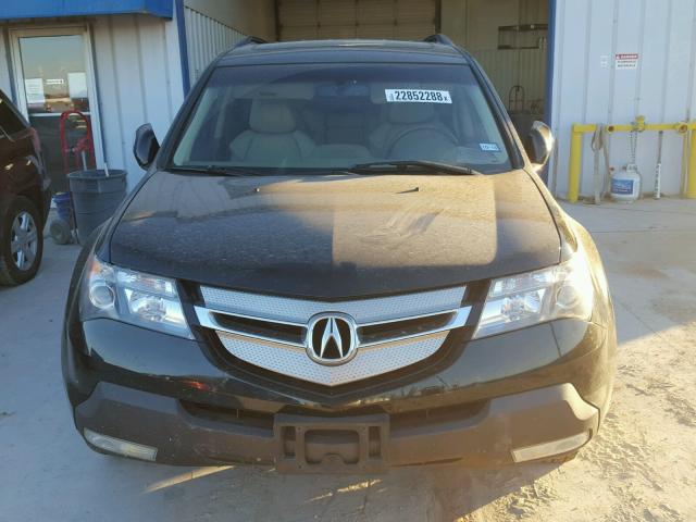 2HNYD28348H529843 - 2008 ACURA MDX TECHNO BLACK photo 9