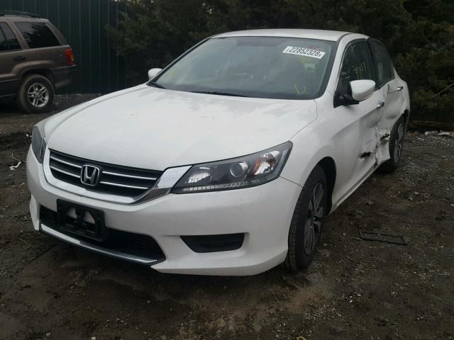 1HGCR2F39EA110256 - 2014 HONDA ACCORD LX SILVER photo 2