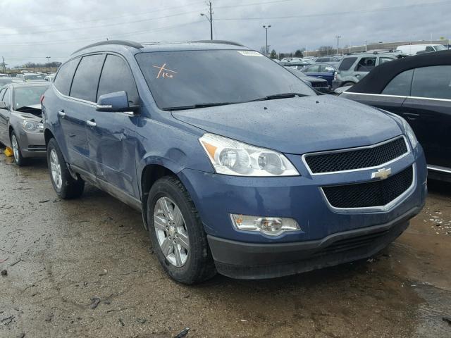 1GNKRGED9CJ305988 - 2012 CHEVROLET TRAVERSE L BLUE photo 1