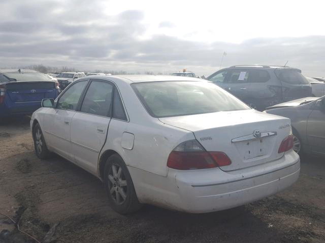 4T1BF28B03U273800 - 2003 TOYOTA AVALON XL WHITE photo 3