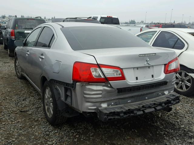 4A32B2FF0BE024487 - 2011 MITSUBISHI GALANT FE SILVER photo 3