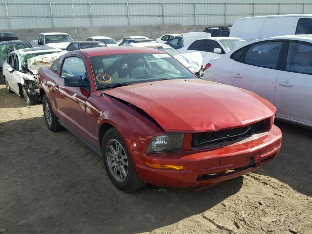 1ZVHT80N185158377 - 2008 FORD MUSTANG RED photo 1