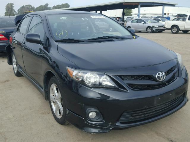 2T1BU4EE7BC632429 - 2011 TOYOTA COROLLA BA BLACK photo 1