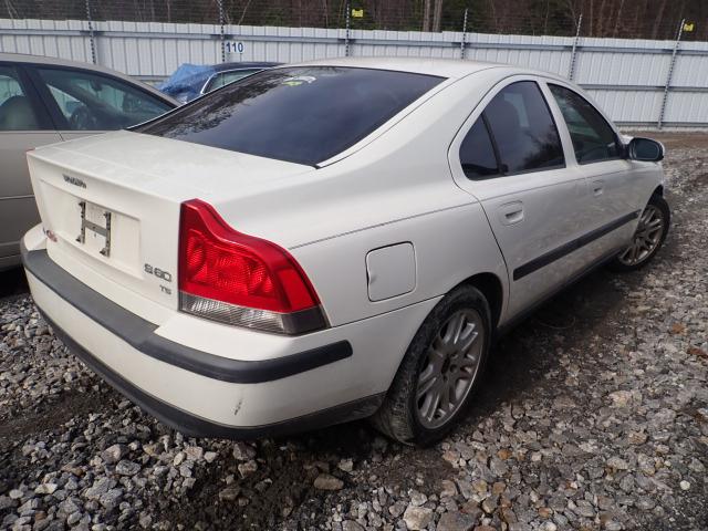 YV1RS53D722124569 - 2002 VOLVO S60 T5 WHITE photo 4