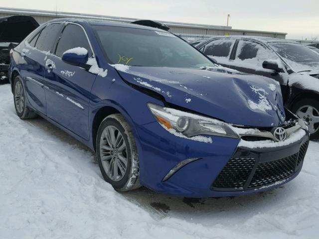 4T1BF1FKXFU876920 - 2015 TOYOTA CAMRY LE BLUE photo 1