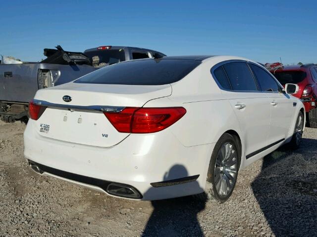 KNALU4D46F6024103 - 2015 KIA K900 WHITE photo 4