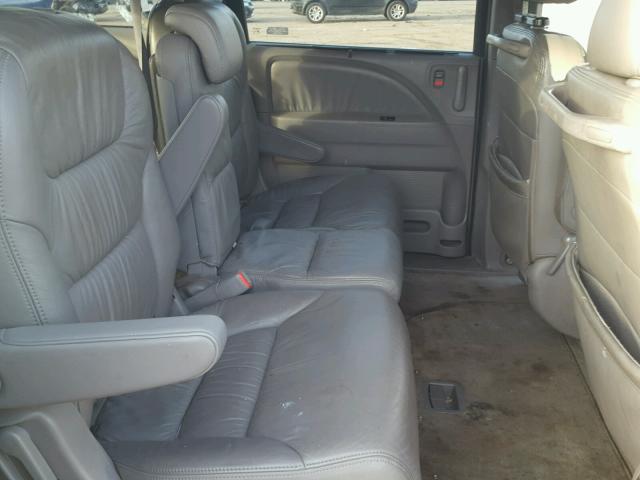 5FNRL38658B074469 - 2008 HONDA ODYSSEY EX BLUE photo 6