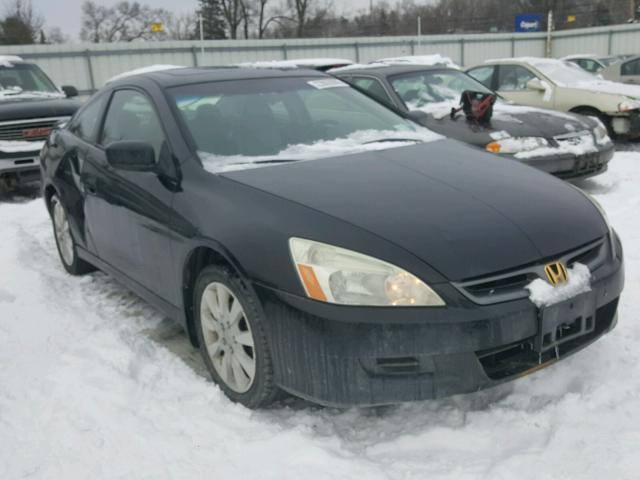 1HGCM82686A008725 - 2006 HONDA ACCORD EX BLACK photo 1