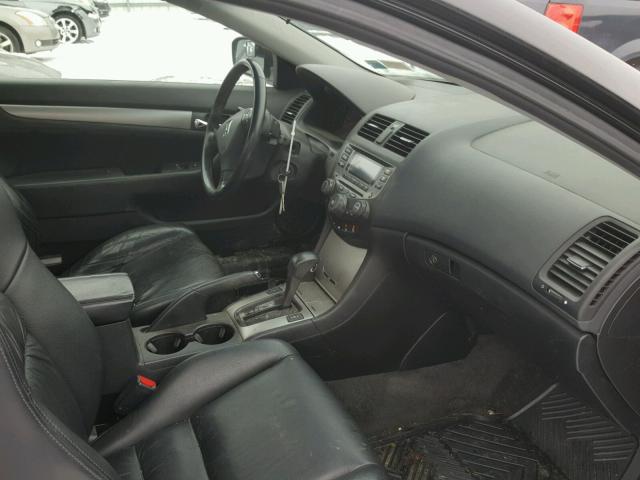 1HGCM82686A008725 - 2006 HONDA ACCORD EX BLACK photo 5