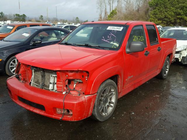 1GCCS136868323736 - 2006 CHEVROLET COLORADO RED photo 2