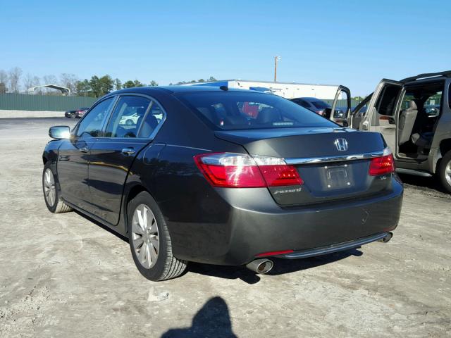 1HGCR3F89DA011095 - 2013 HONDA ACCORD EXL GRAY photo 3