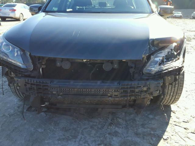 1HGCR3F89DA011095 - 2013 HONDA ACCORD EXL GRAY photo 9