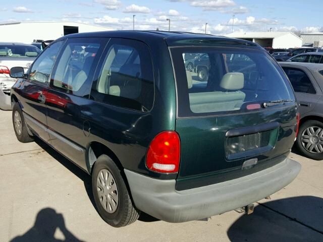 2P4FP25B0XR367052 - 1999 PLYMOUTH VOYAGER GREEN photo 3