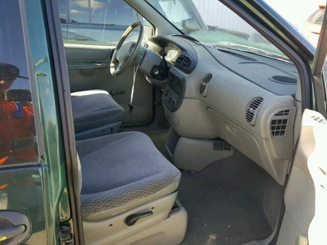 2P4FP25B0XR367052 - 1999 PLYMOUTH VOYAGER GREEN photo 5