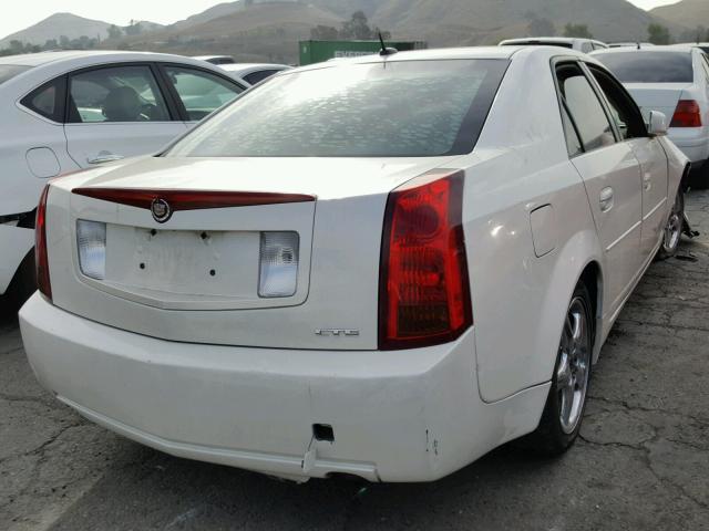 1G6DP577160116588 - 2006 CADILLAC CTS HI FEA WHITE photo 4