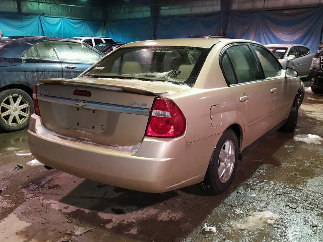 1G1ZT54875F230868 - 2005 CHEVROLET MALIBU LS ოქროსფერი ფოტო 4