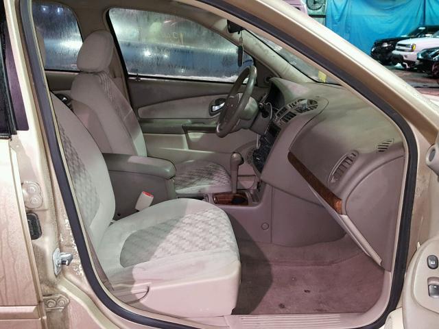 1G1ZT54875F230868 - 2005 CHEVROLET MALIBU LS ოქროსფერი ფოტო 5