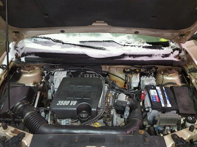 1G1ZT54875F230868 - 2005 CHEVROLET MALIBU LS ოქროსფერი ფოტო 7