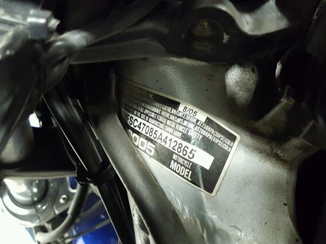 1HFSC47085A412865 - 2005 HONDA GL1800 BLUE photo 20