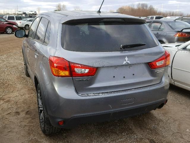 JA4AP3AU9GZ065884 - 2016 MITSUBISHI OUTLANDER SILVER photo 3