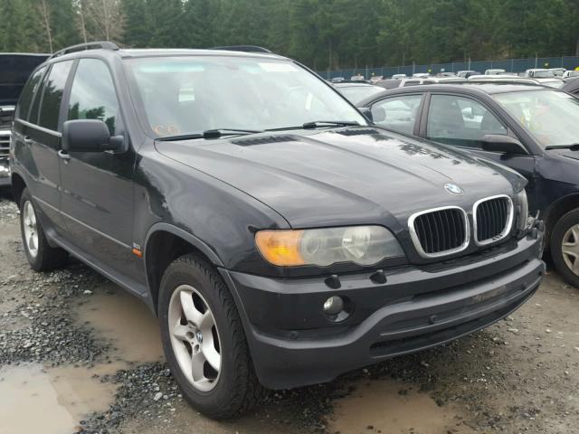 5UXFA53583LV91627 - 2003 BMW X5 3.0I BLACK photo 1