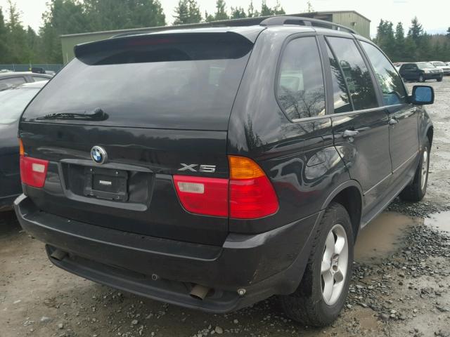 5UXFA53583LV91627 - 2003 BMW X5 3.0I BLACK photo 4