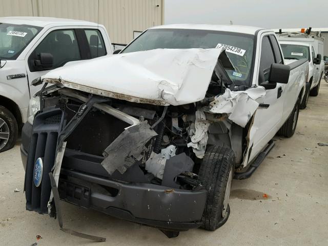 1FTRF12298KF06923 - 2008 FORD F150 WHITE photo 2