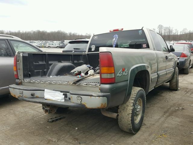 1GCGK29U7YE312180 - 2000 CHEVROLET SILVERADO TAN photo 4