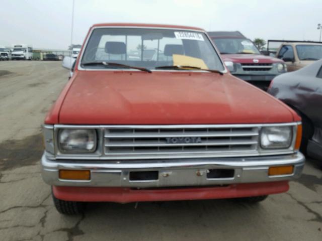 JT4RN70D7H0049079 - 1987 TOYOTA PICKUP XTR RED photo 9