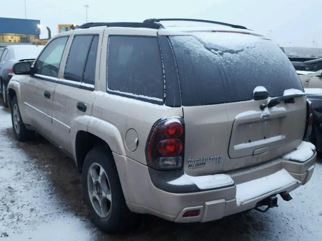 1GNDT13SX72126027 - 2007 CHEVROLET TRAILBLAZE TAN photo 3