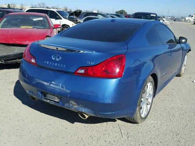 JN1CV6EK8DM920729 - 2013 INFINITI G37 JOURNE BLUE photo 4