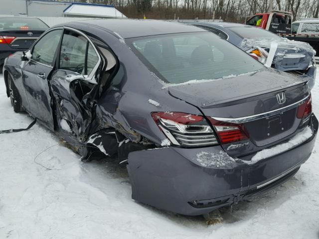 1HGCR2F10HA083841 - 2017 HONDA ACCORD SPO GRAY photo 3